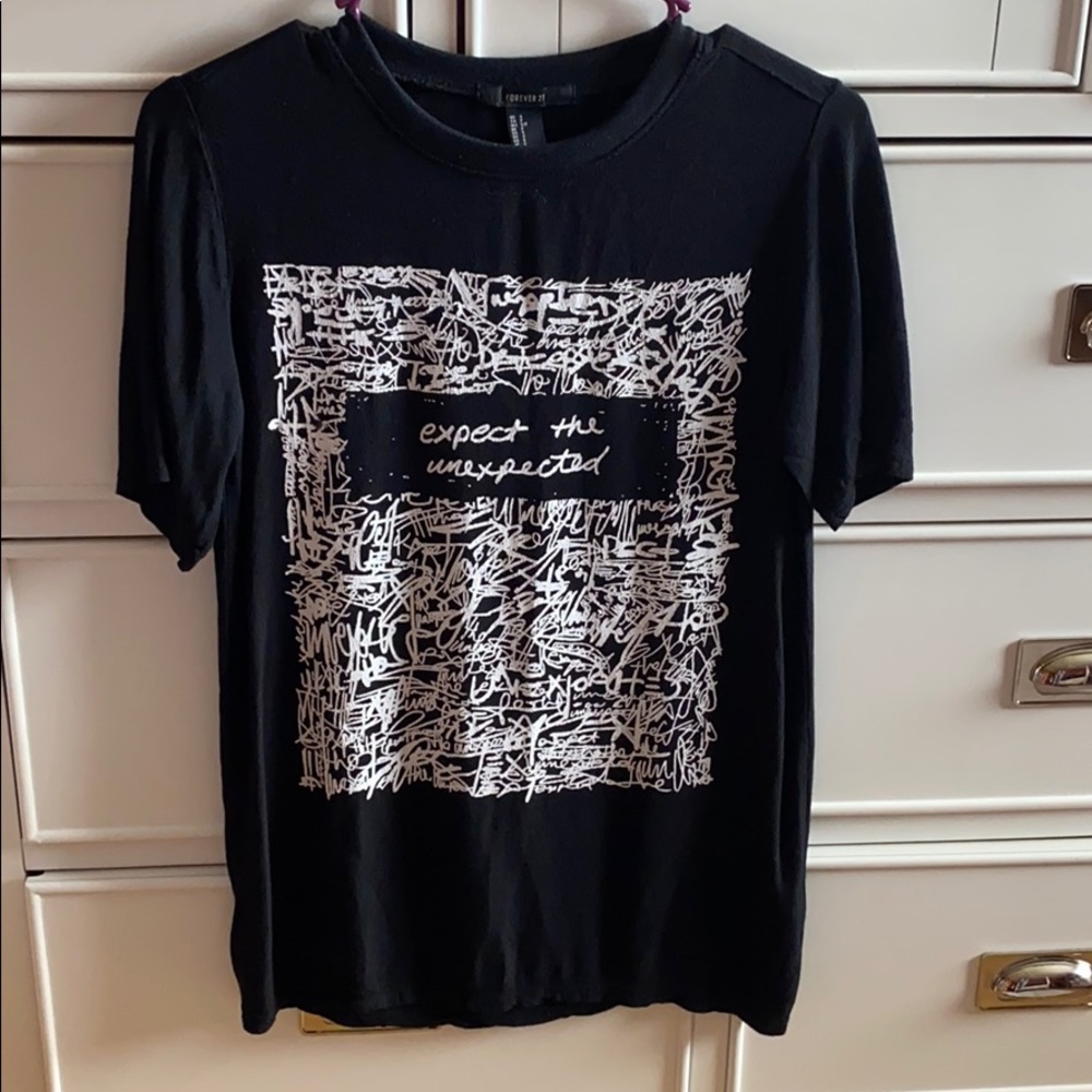 Forever 21 Black Tee